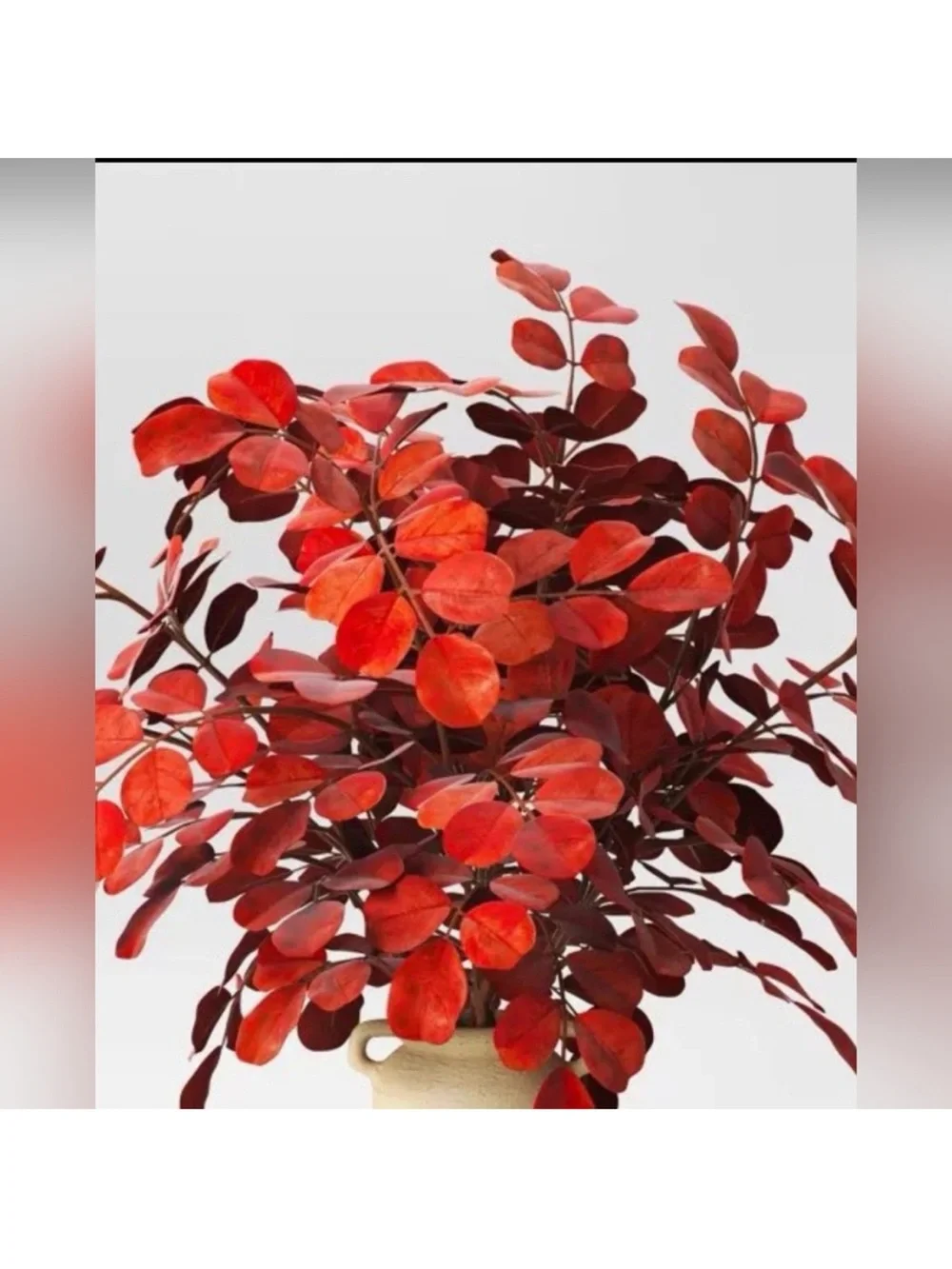 Threshold Red Faux Eucalyptus Arrangement